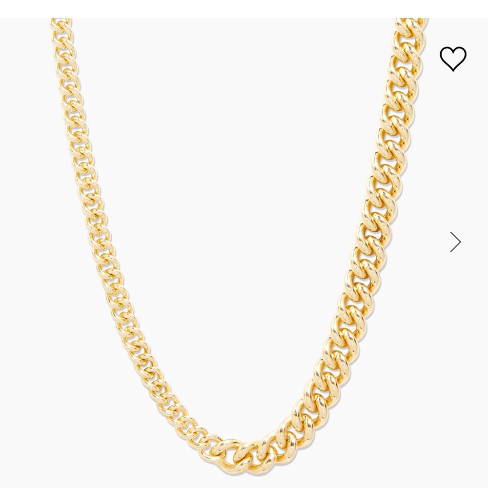 Lou link asymmetrical necklace